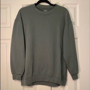 Aerie Green Crew-Neck Sweater